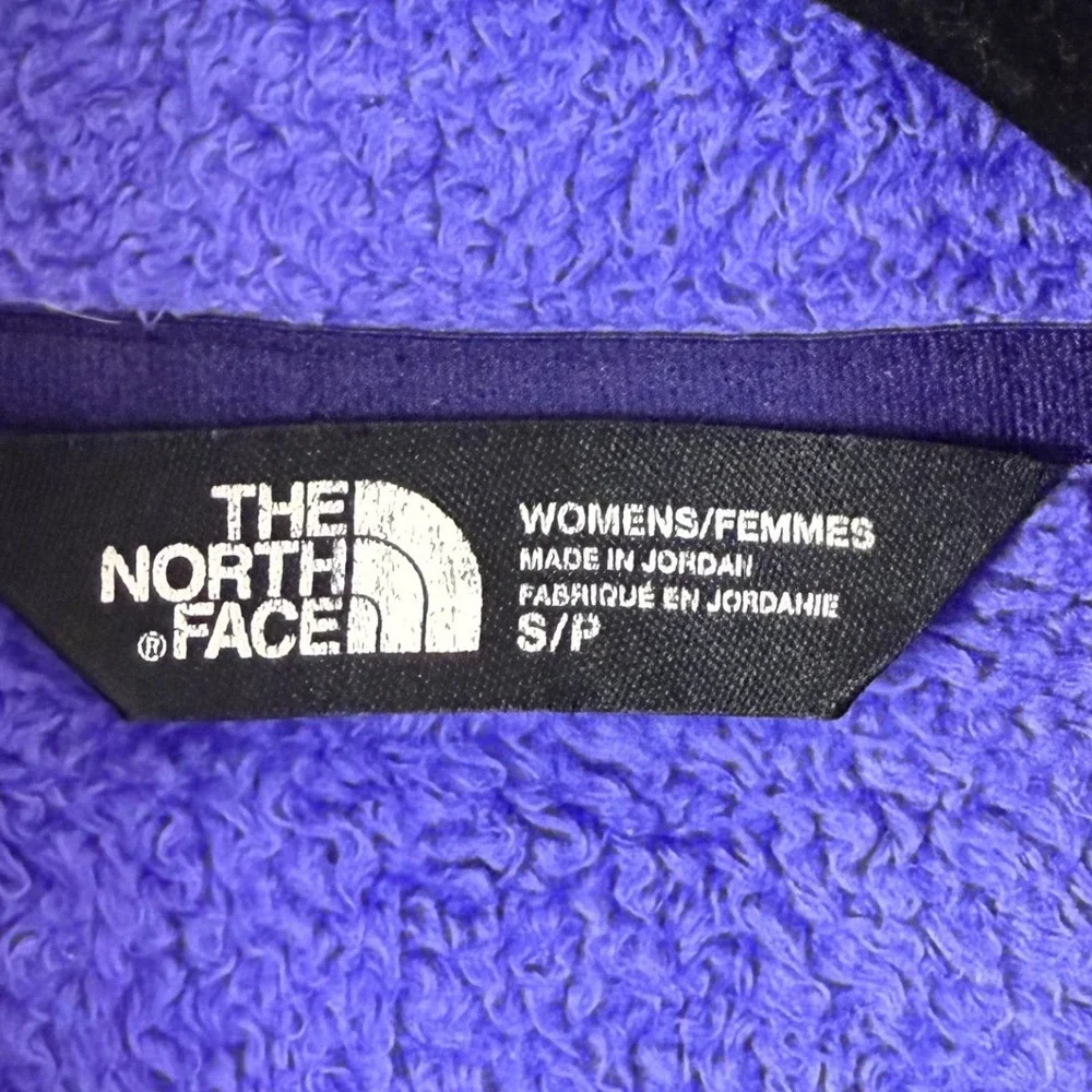 The‎ North Face Womens Fleece Full Zip Jacket Sweater Blue S/P Small
